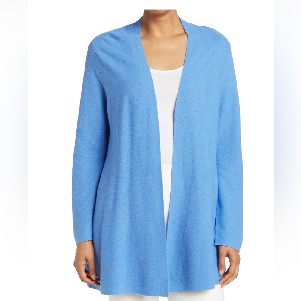 Eileen Fisher drape front sweater